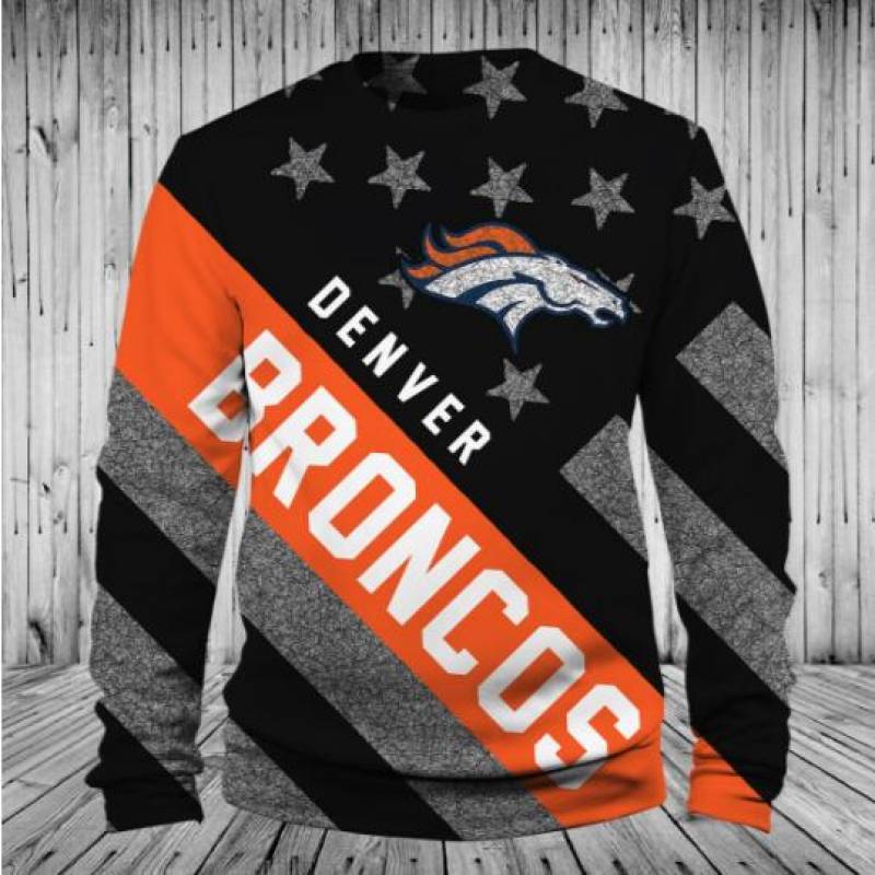 Denver Broncos Flag Sweatshirt