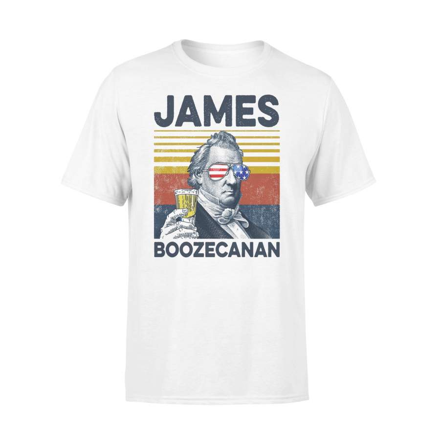 James Boozecanan Drink Independence Day Vintage T-shirt