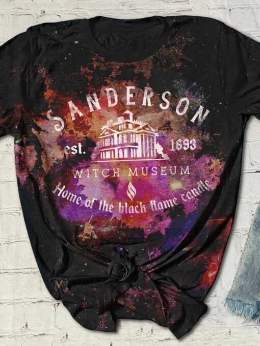 Sanderson Witch Museum Halloween 3D All Over Printed T-Shirt For Men And Women, Happy Halloween Day