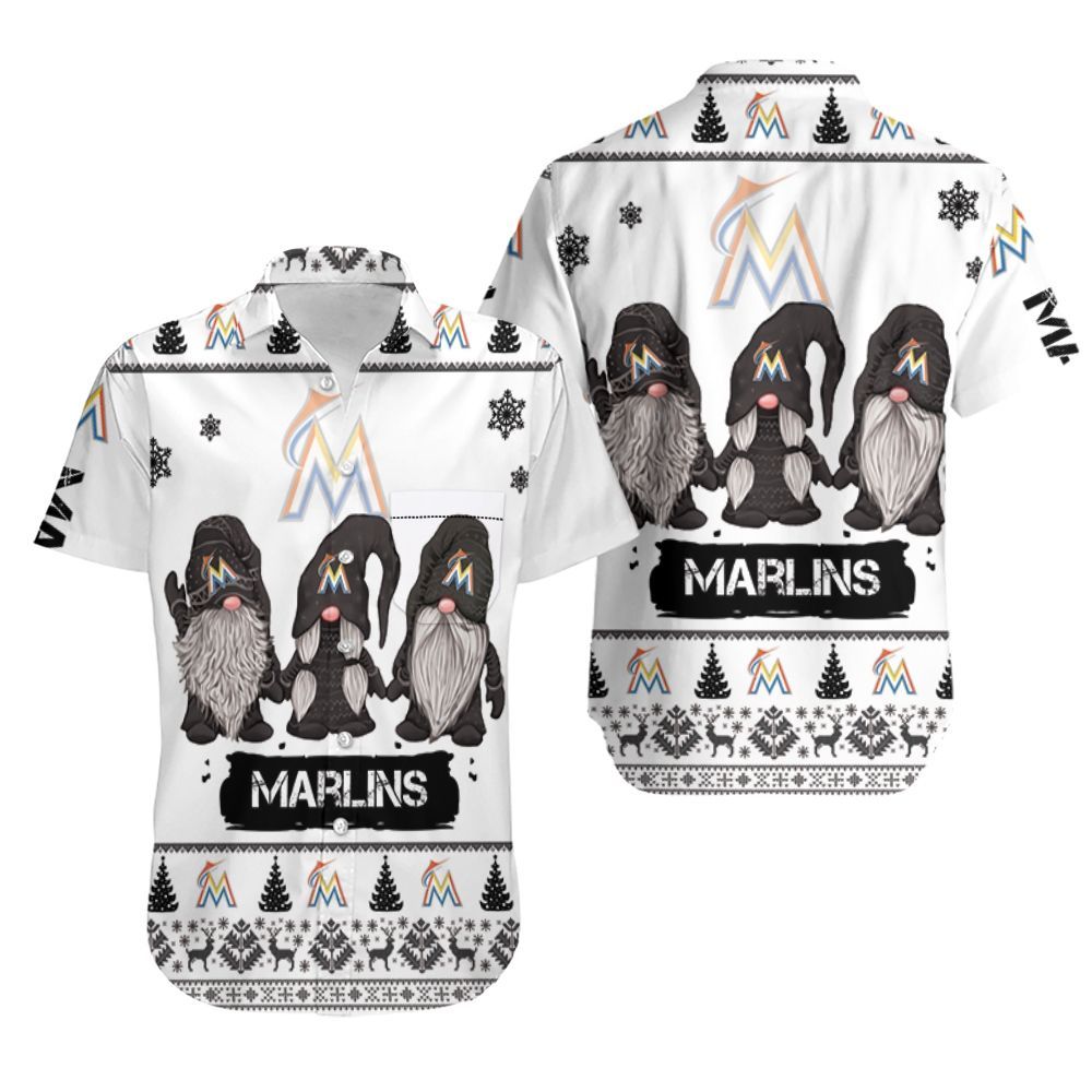 Christmas Gnomes Miami Marlins Ugly Sweatshirt Hawaii Shirt Ha33314