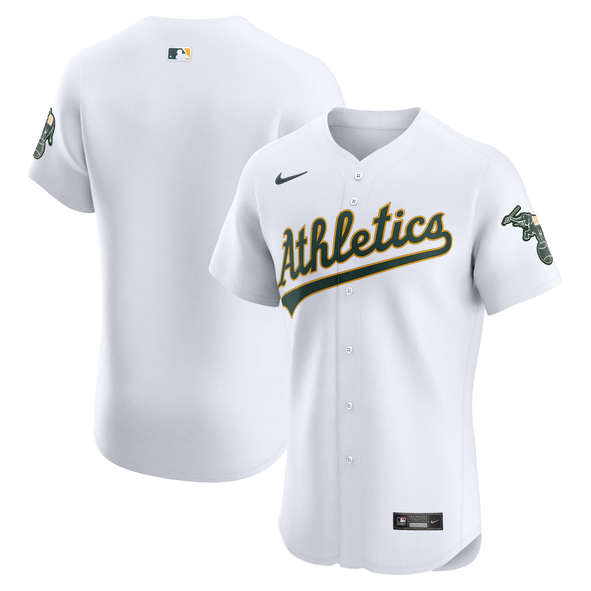 Oakland Athletics Home Elite Jersey – White