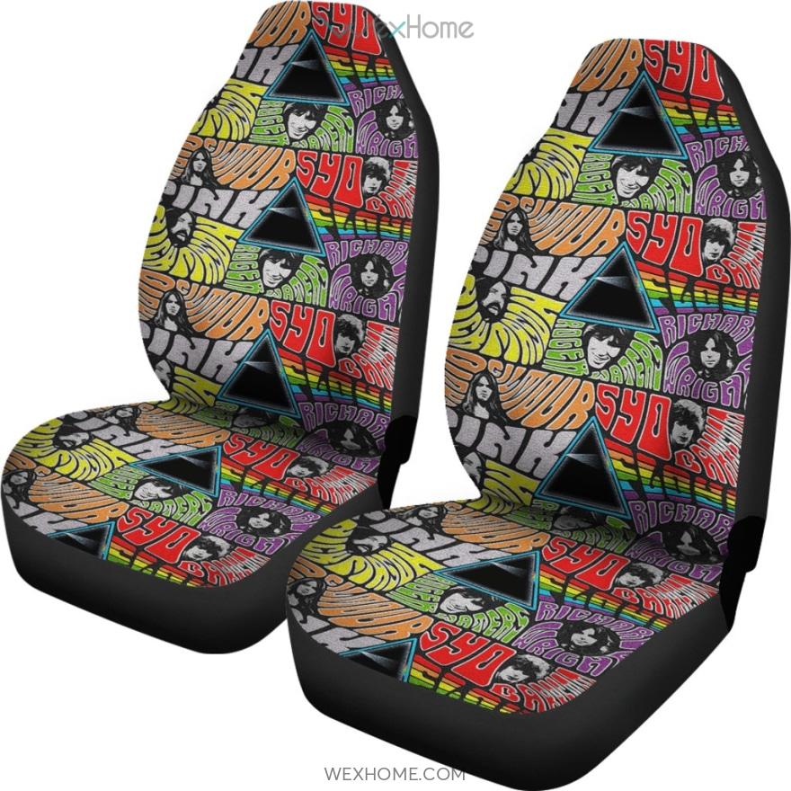 Pink Floyd Bands Car Seat Covers | Logo And Members Multiple Patterns ...