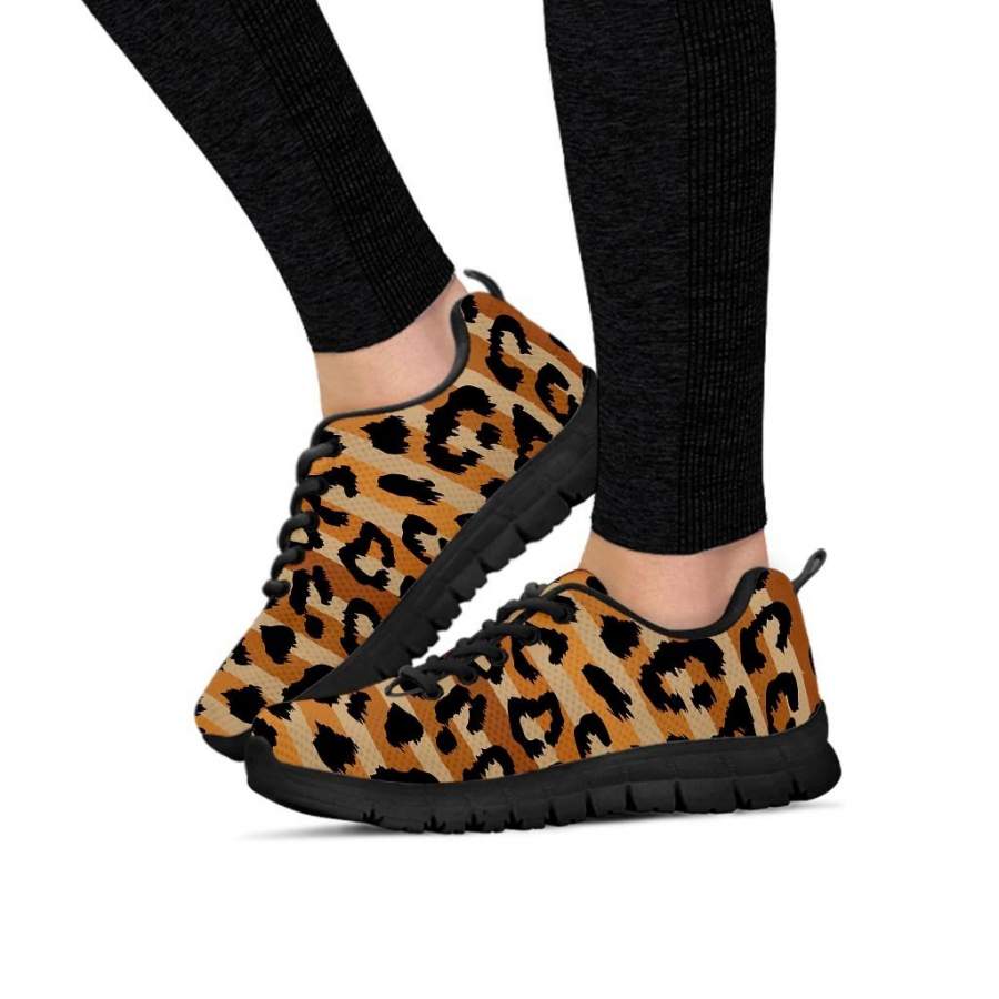 Striped Leopard Women’s Sneakers