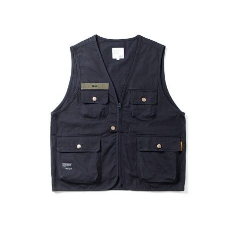 Vests Women Safari Style Slim Button Pockets Pure Color Streetwear Boyfriend Ulzzang Cool Simple Spring 2021 Casual V-Neck Chic alx