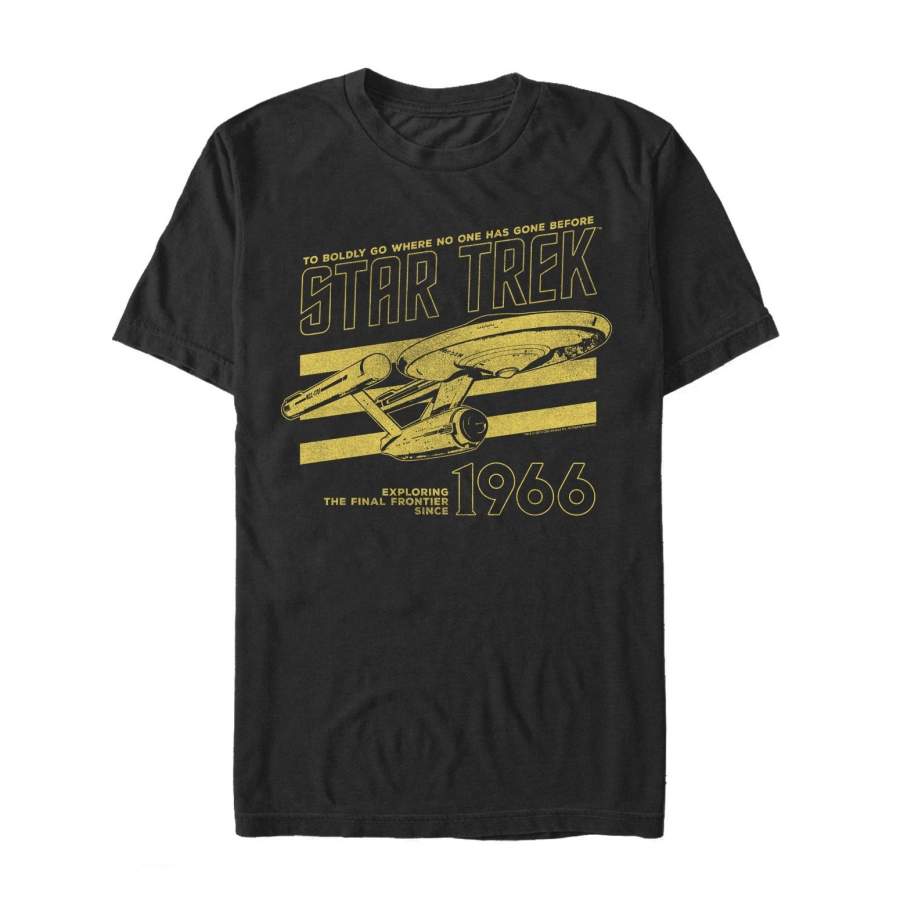 Star Trek Men’s Exploring Final Frontier Since 1966  T Shirt