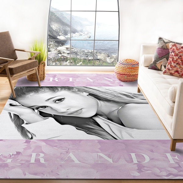 Ariana Grande Floral Area Rug, Living Room Rug – Home Decor  Floor Decor