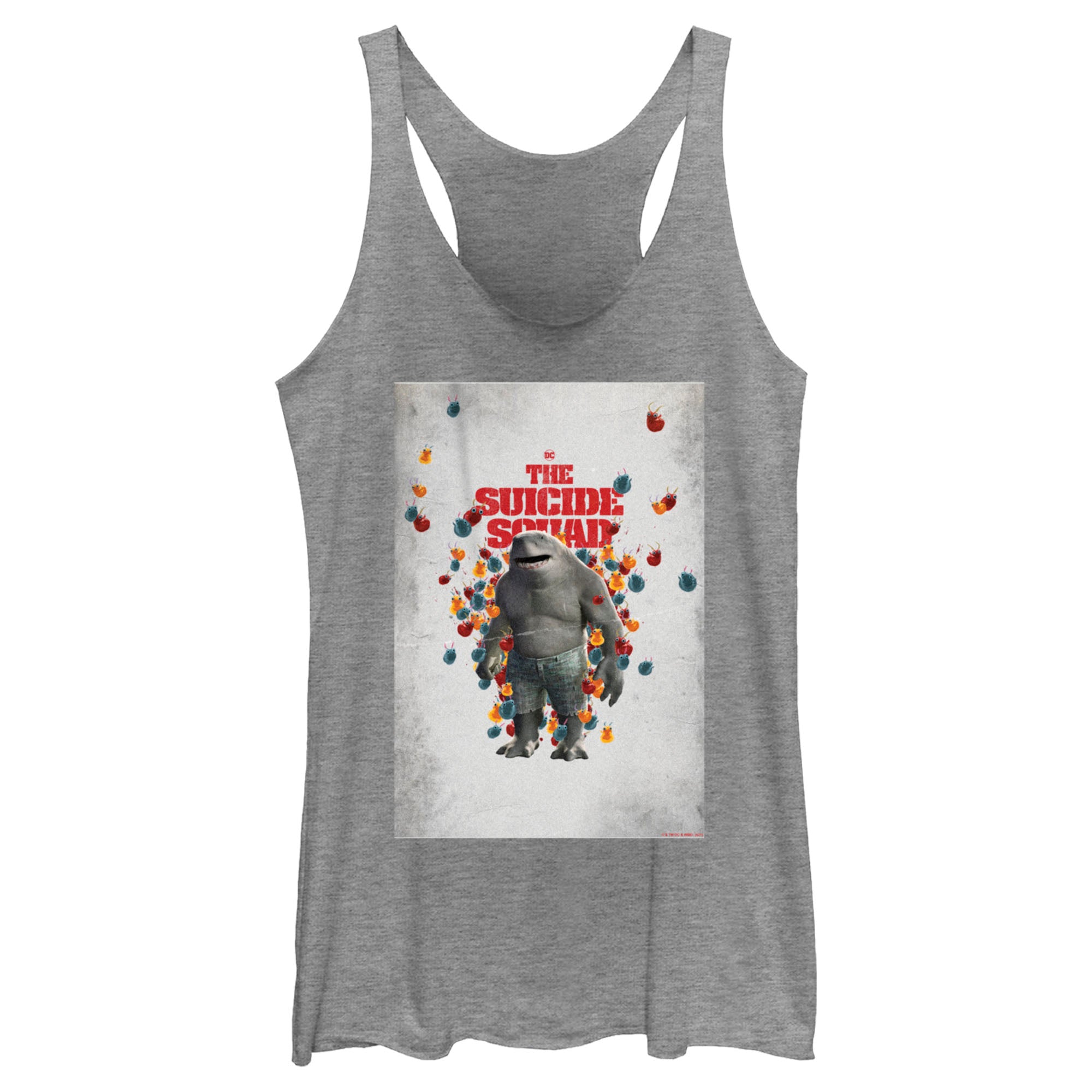 The Suicide Squad Women’S King Shark Poster  Racerback Tank Top