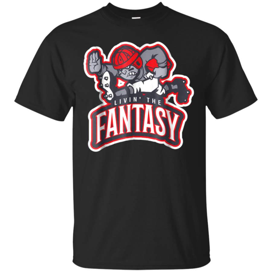 AGR A Little Off Livin the Fantasy TShirt Funny Football TShirt