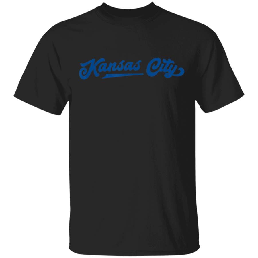 I Love Kansas City Baseball Vintage Sports Script TShirt