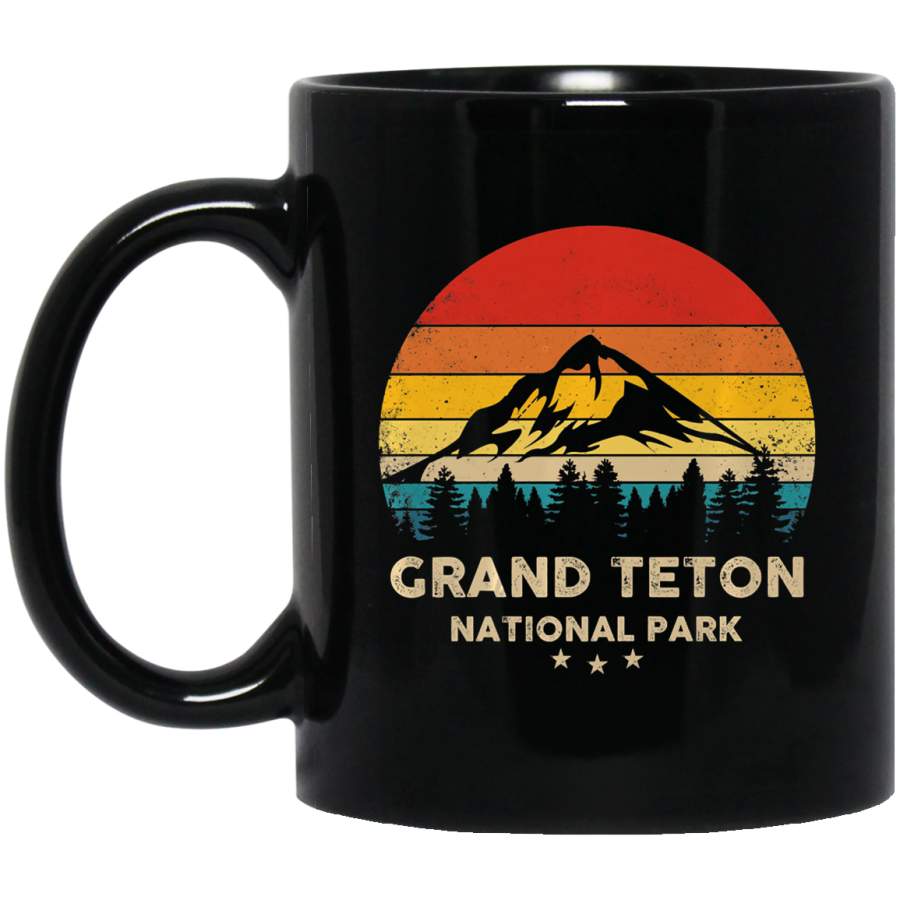 Vintage Grand Teton – National Park Retro Souvenir Coffee Mug