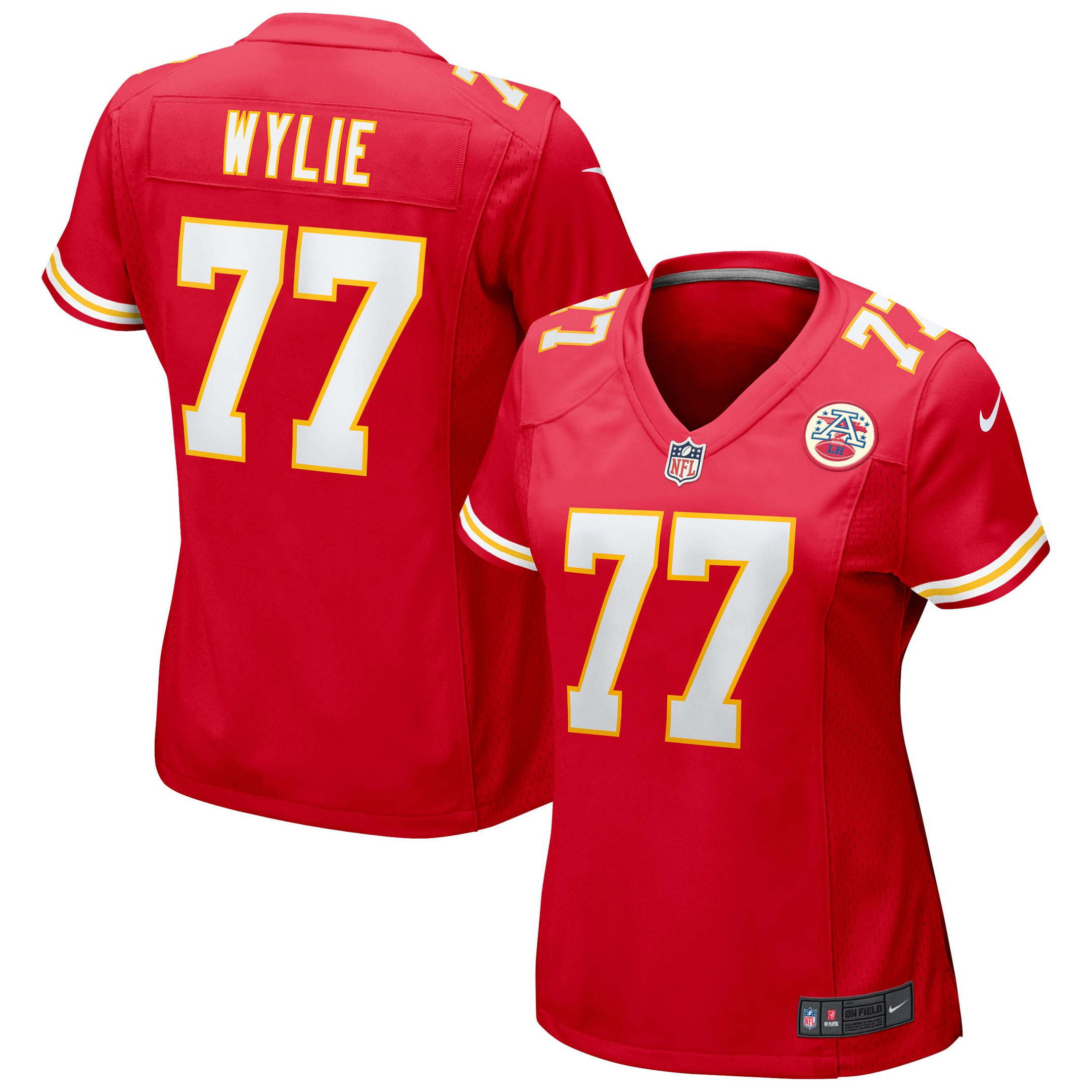 Andrew Wylie Kansas City Chiefs Womens Game Jersey – Red NFL