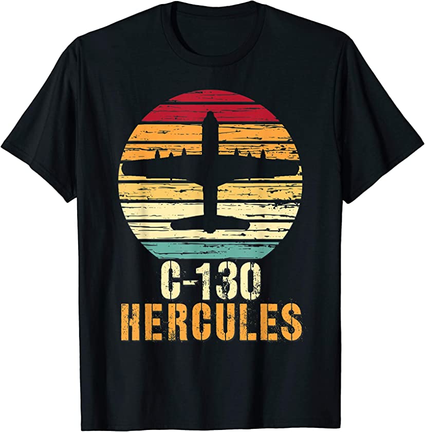 Vintage Lockheed C-130 Hercules Aviation Shirt T-Shirt