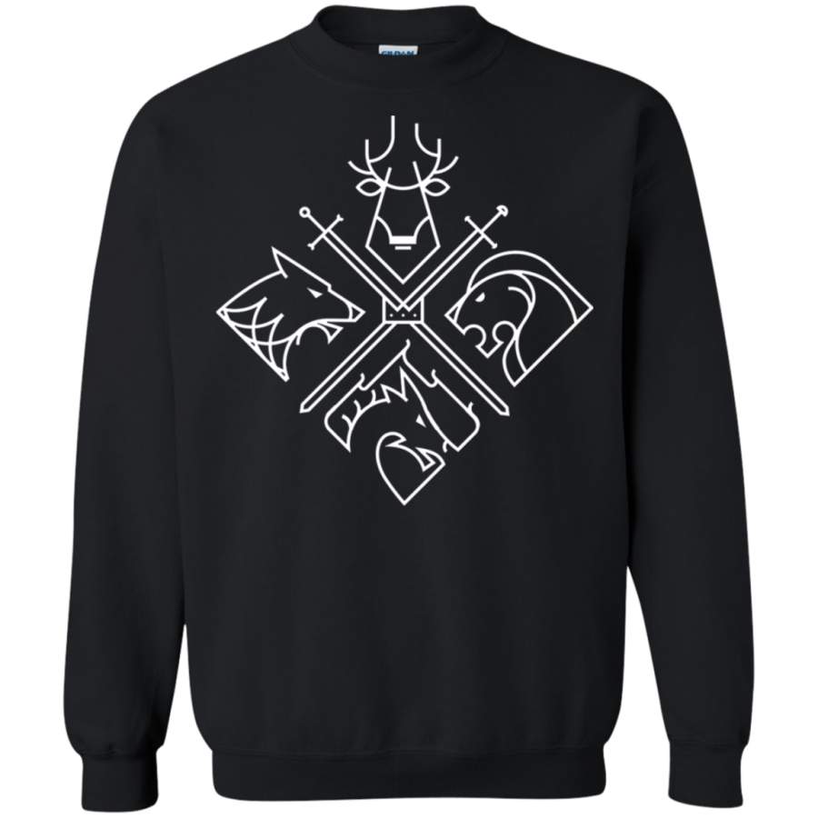 AGR Game of Thrones Houses Crewneck Pullover Sweatshirt