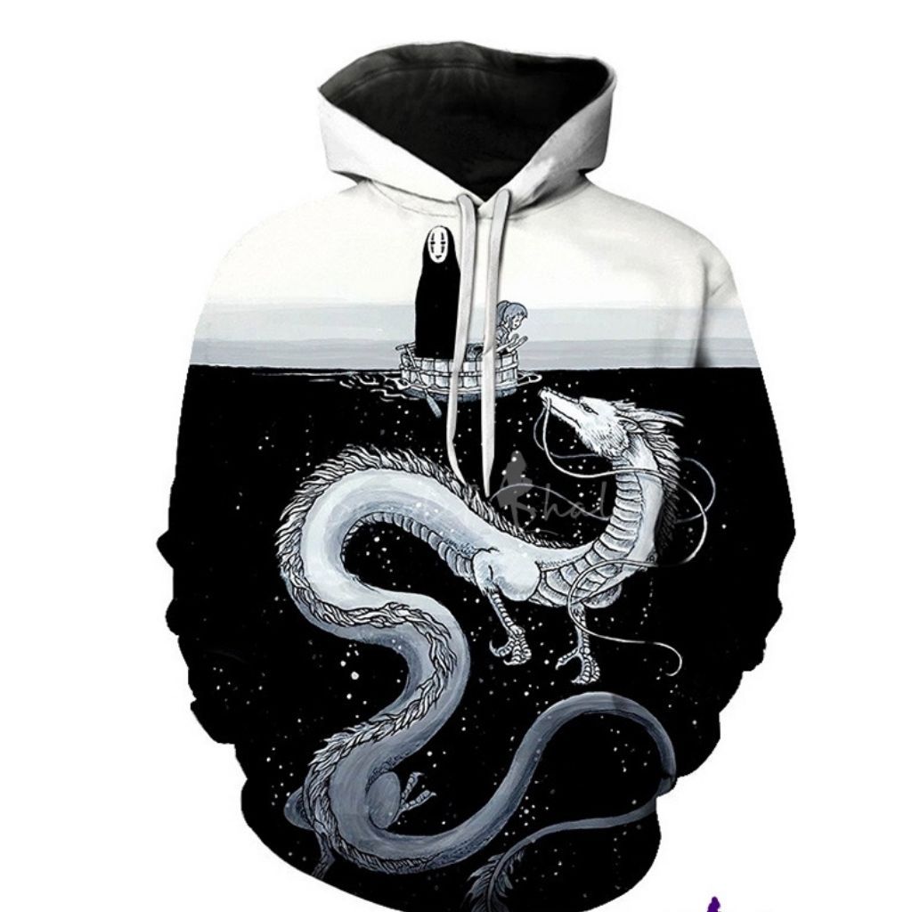 Dragon Under The Water Unisex Hoodie