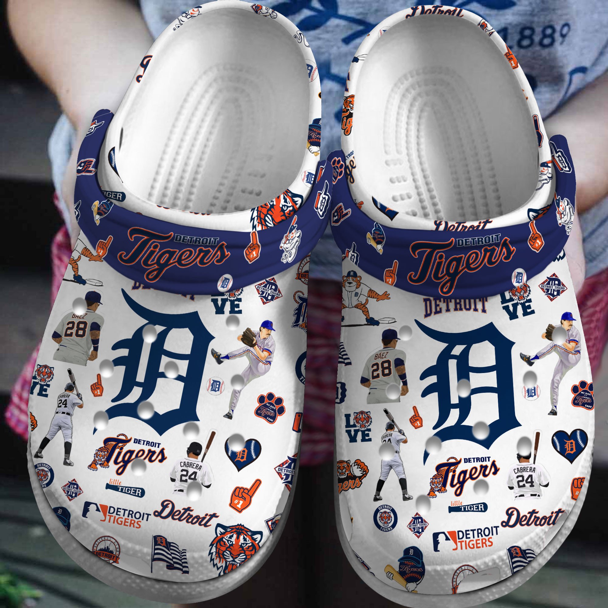 Premium Detroit Tigers MLB Sport Crocss Crocband Clogs Shoes For Men Women and Kids