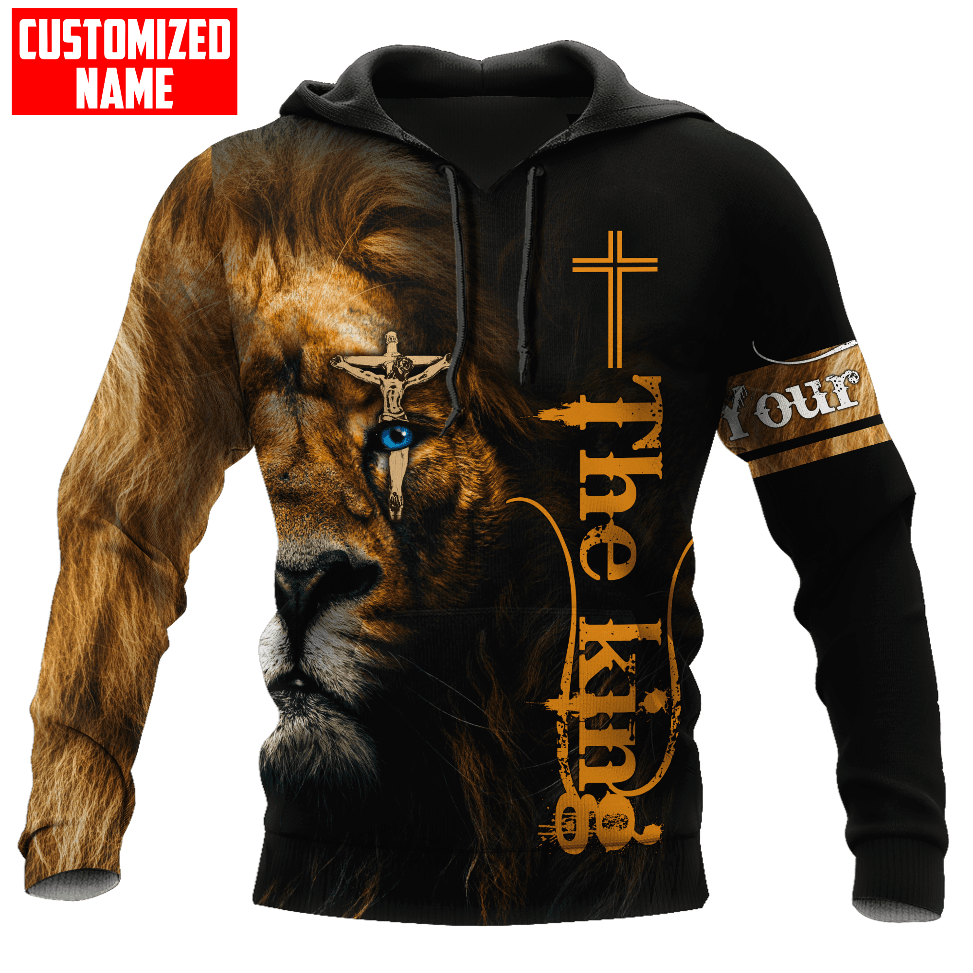 Tmarc Tee The King Lion Custom Name Jesus Christ Shirts