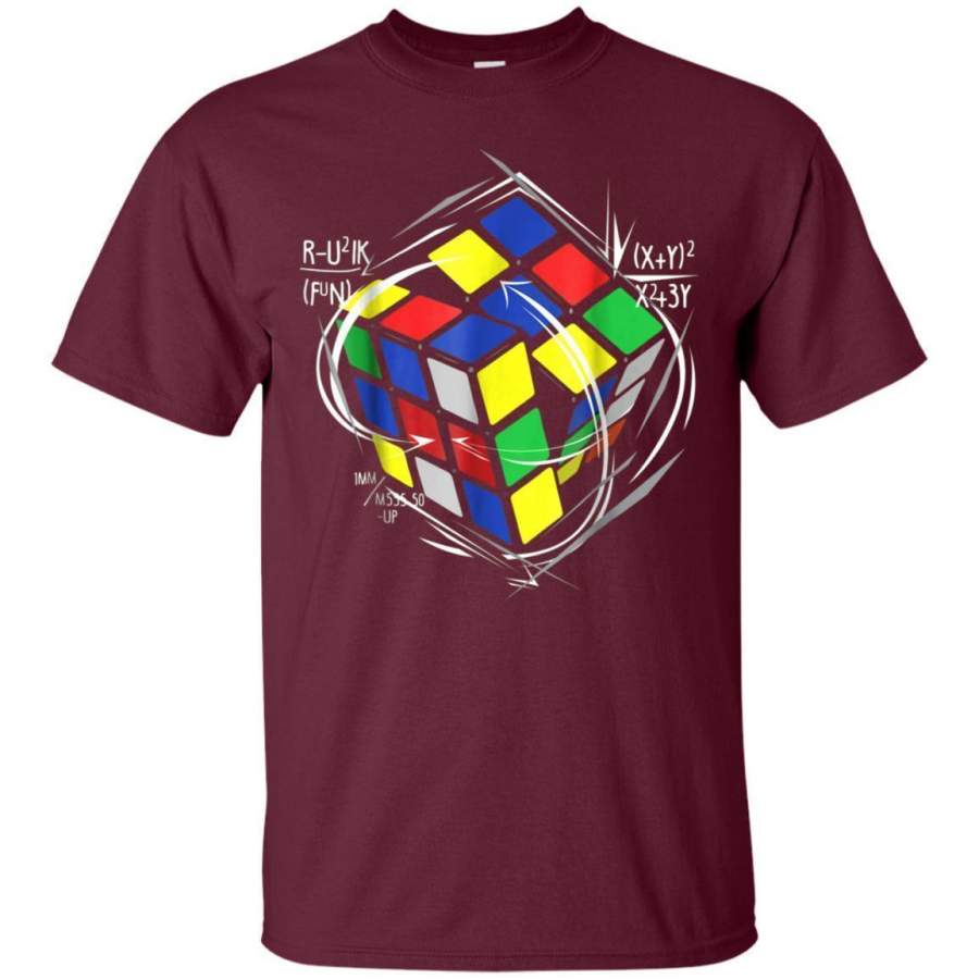 AGR Cool Math Rubix Cube Funny Rubic Shirt Rubik Cube Lover Gift Jaq T-shirt