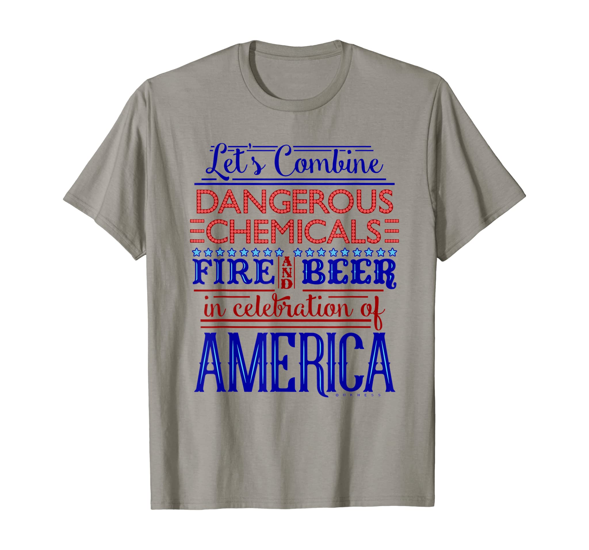 Funny 4th of July Independence Day Beer Fireworks Lt T-Shirt