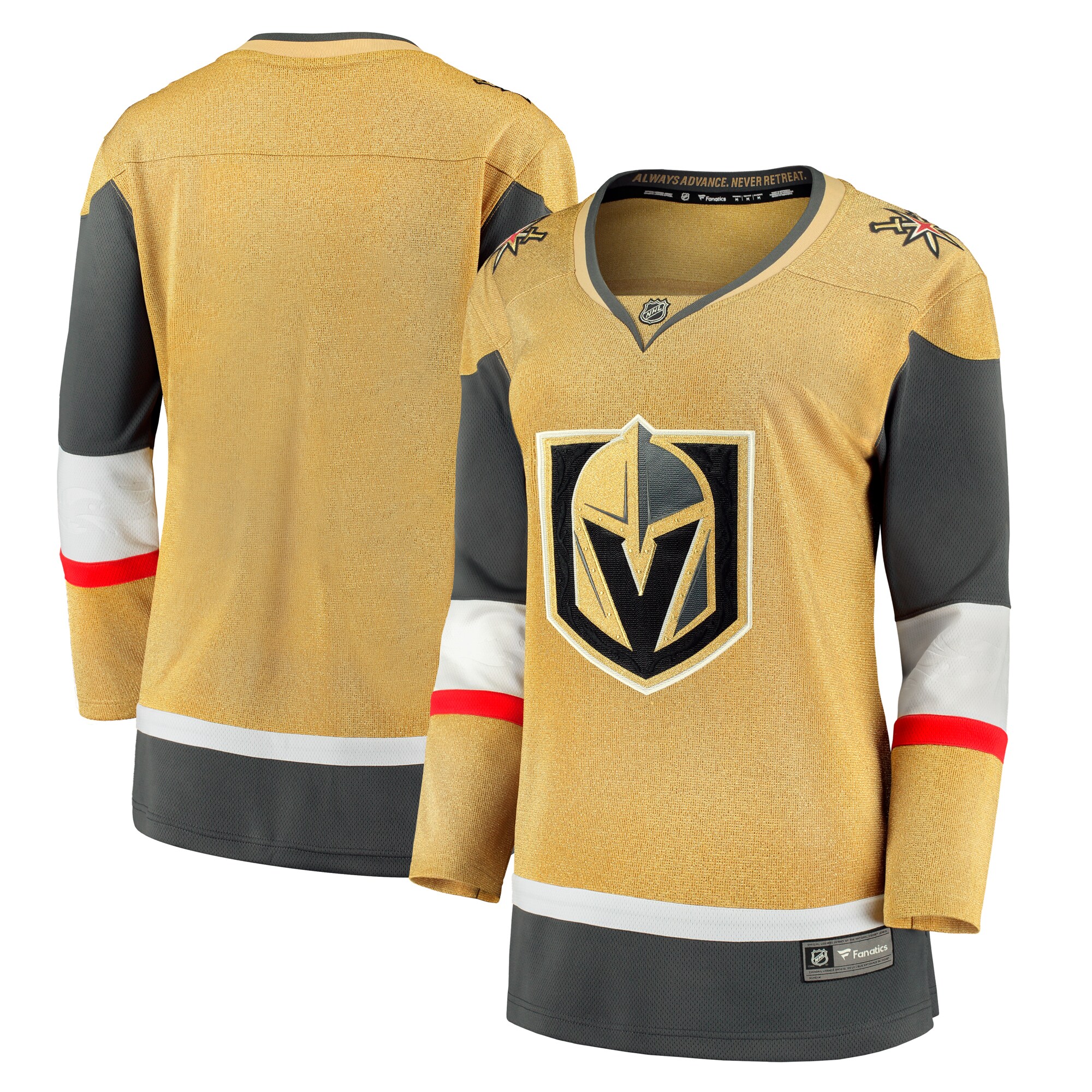 Women's Vegas Golden Knights Gold Home Breakaway Jersey