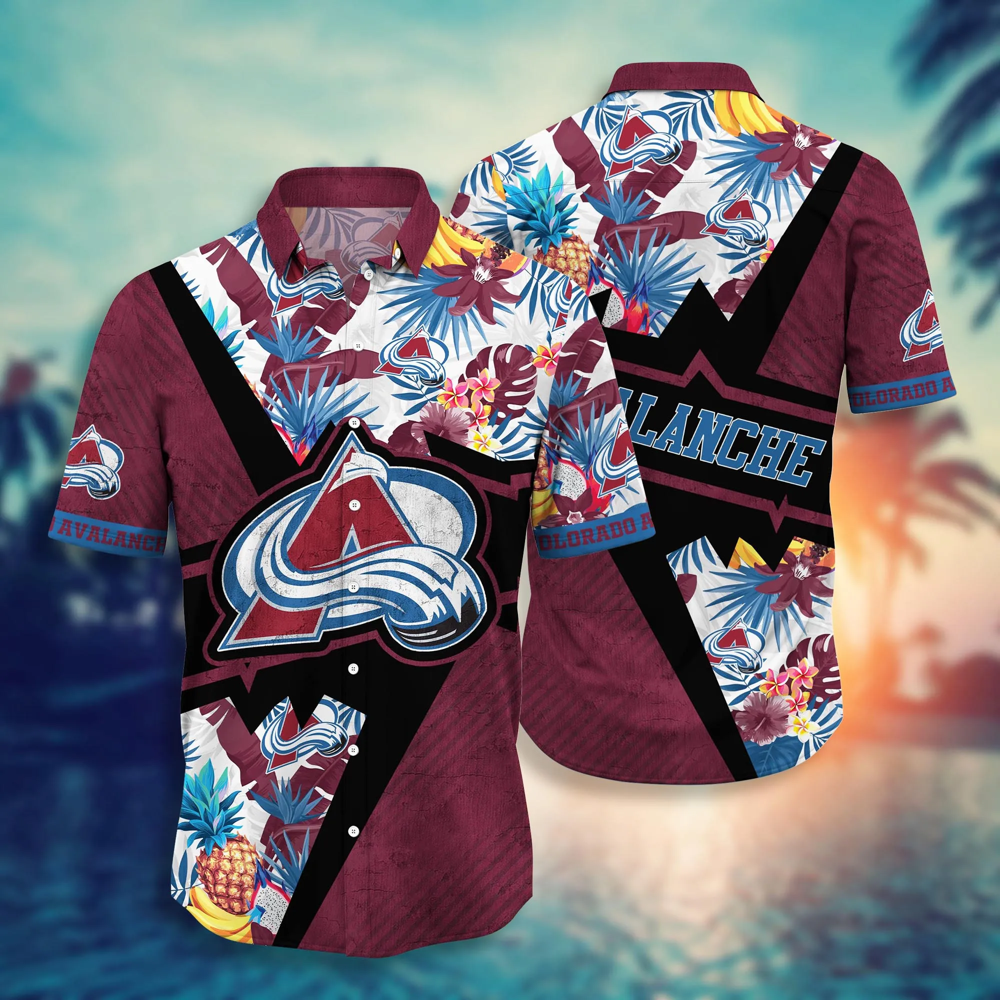 Colorado Avalanche Nhl Hawaiian Shirt Music Festivals Aloha Shirt