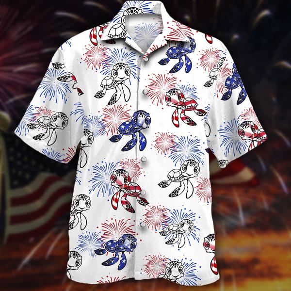 Turtles And Fireworks Hawaii Shirt Hawaii For Hawaii Aloha Ha2138