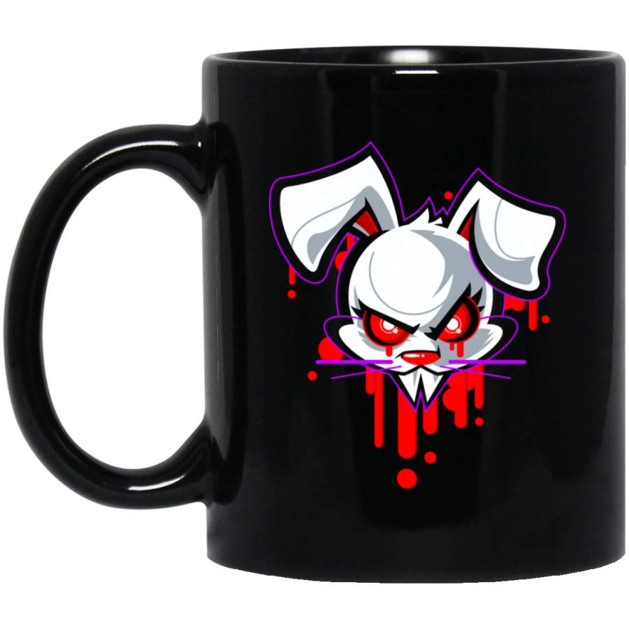 Vampire Bunny Dark Mug Black Mug