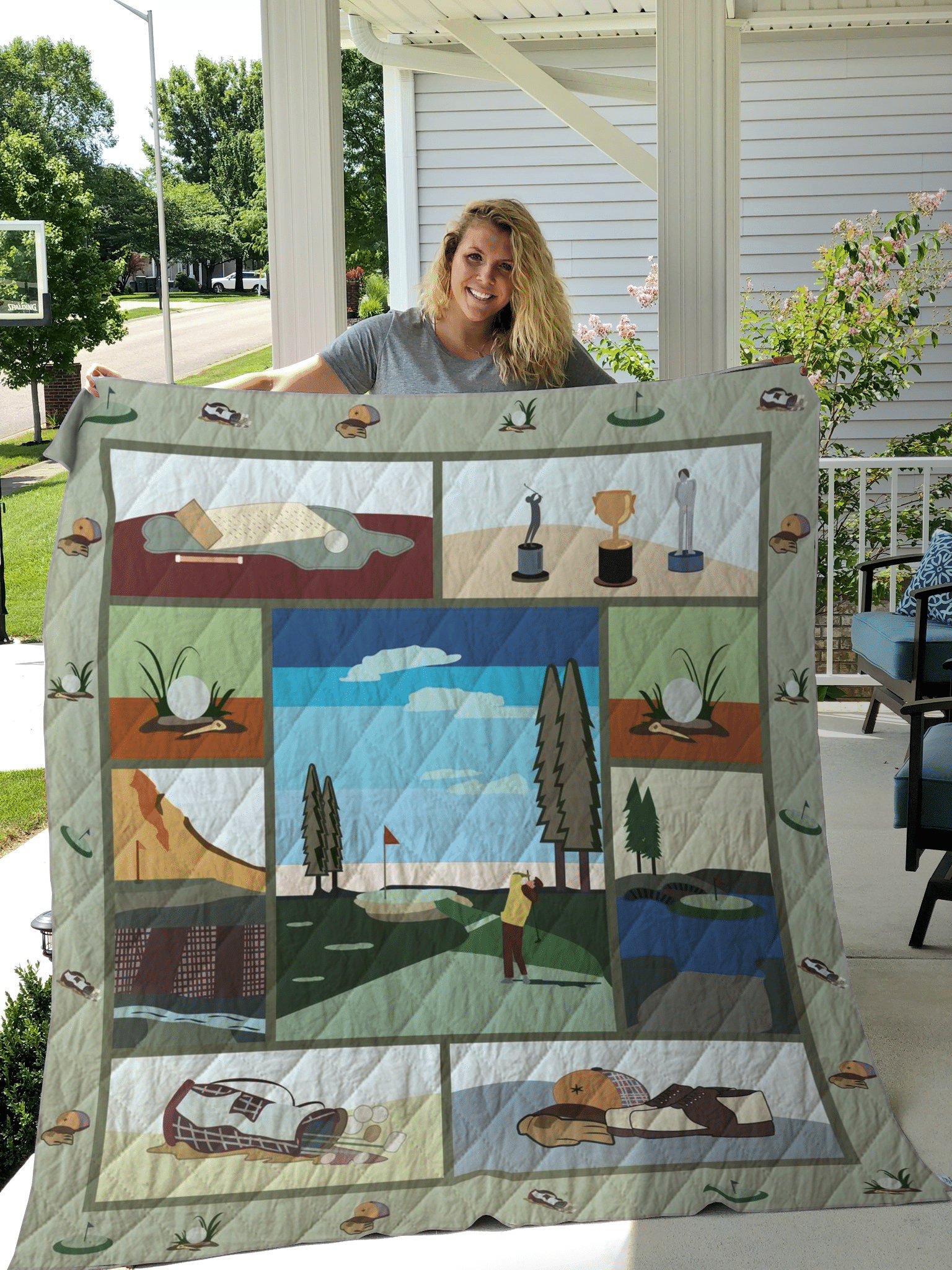 Golf CLM030725 Quilt Blanket