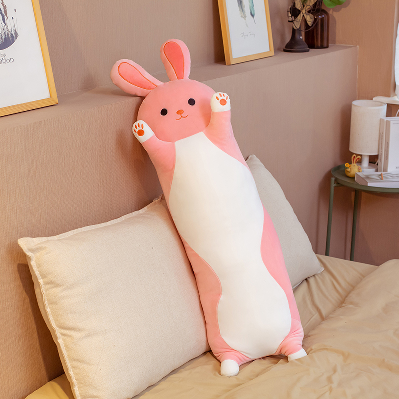 Cartoon Long Animals Plush Toy Squishy Sleeping Friend Stuff Cat Bunny Pig Fox Dinosaur Unicorn Doll Christmas Gift 70/90/120cm alx