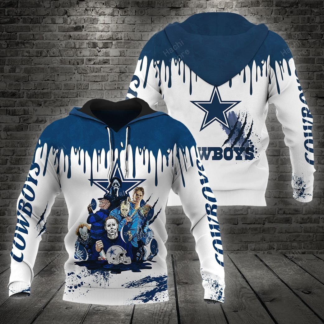 Football Hoodie – Horror Movie Characters D.Cowboys