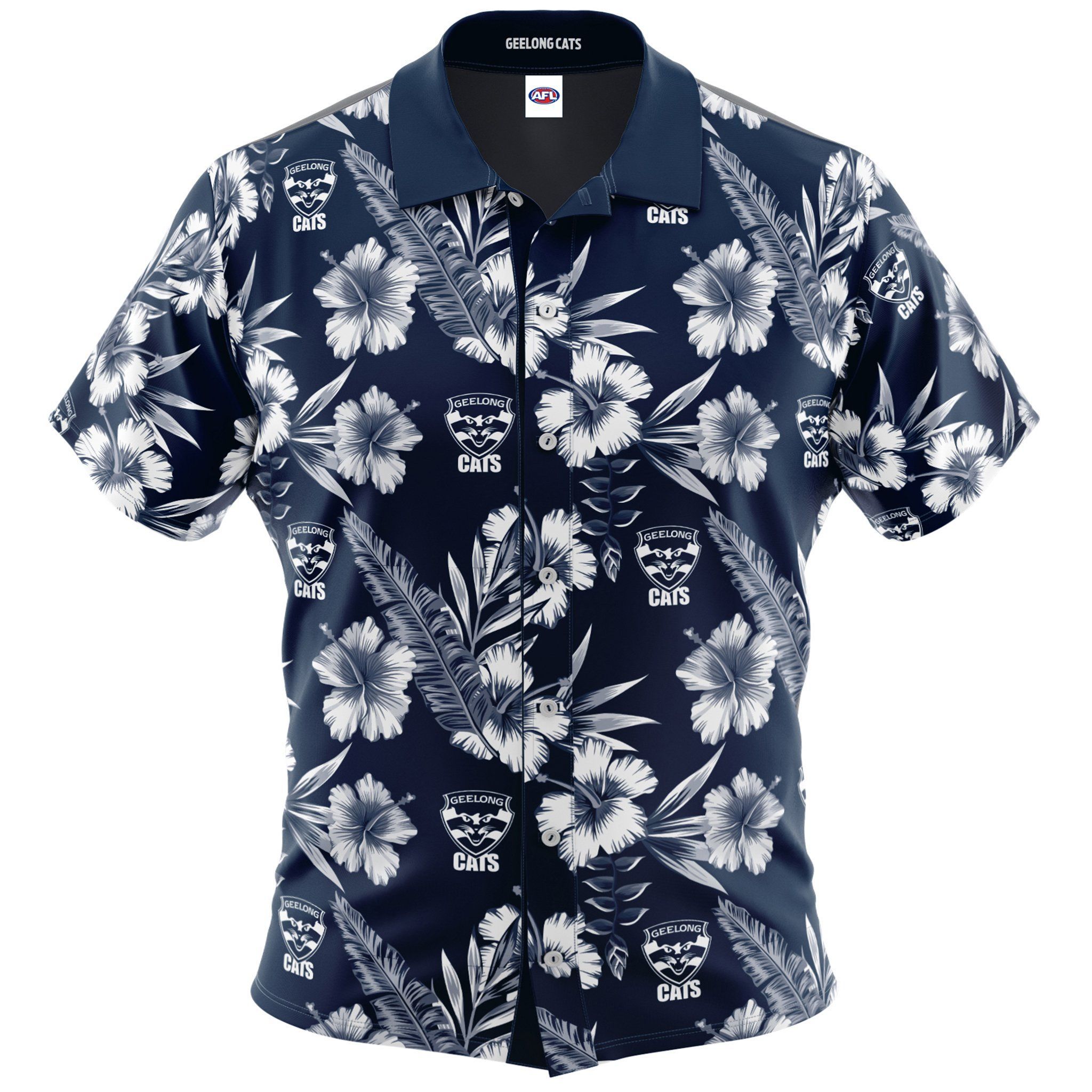 Afl Geelong Cats Hawaiian Shirt