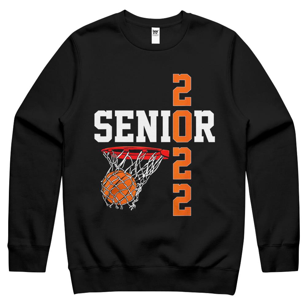 Graduation Senior Class 2022 Graduate Basketball Player Boys Crewneck Sweatshirt