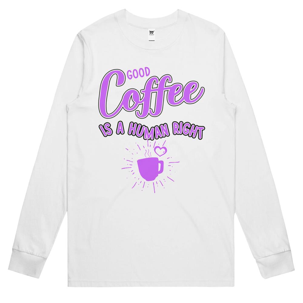 Good Iced Coffee Is A Human Right Essential (5) Long Sleeve T Shirts