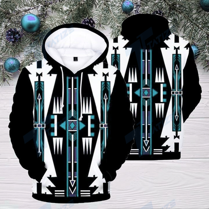 American Native blue pattern 3D All Over Printed Shirt, Sweatshirt, Hoodie, Bomber Jacket Size S – 5XL