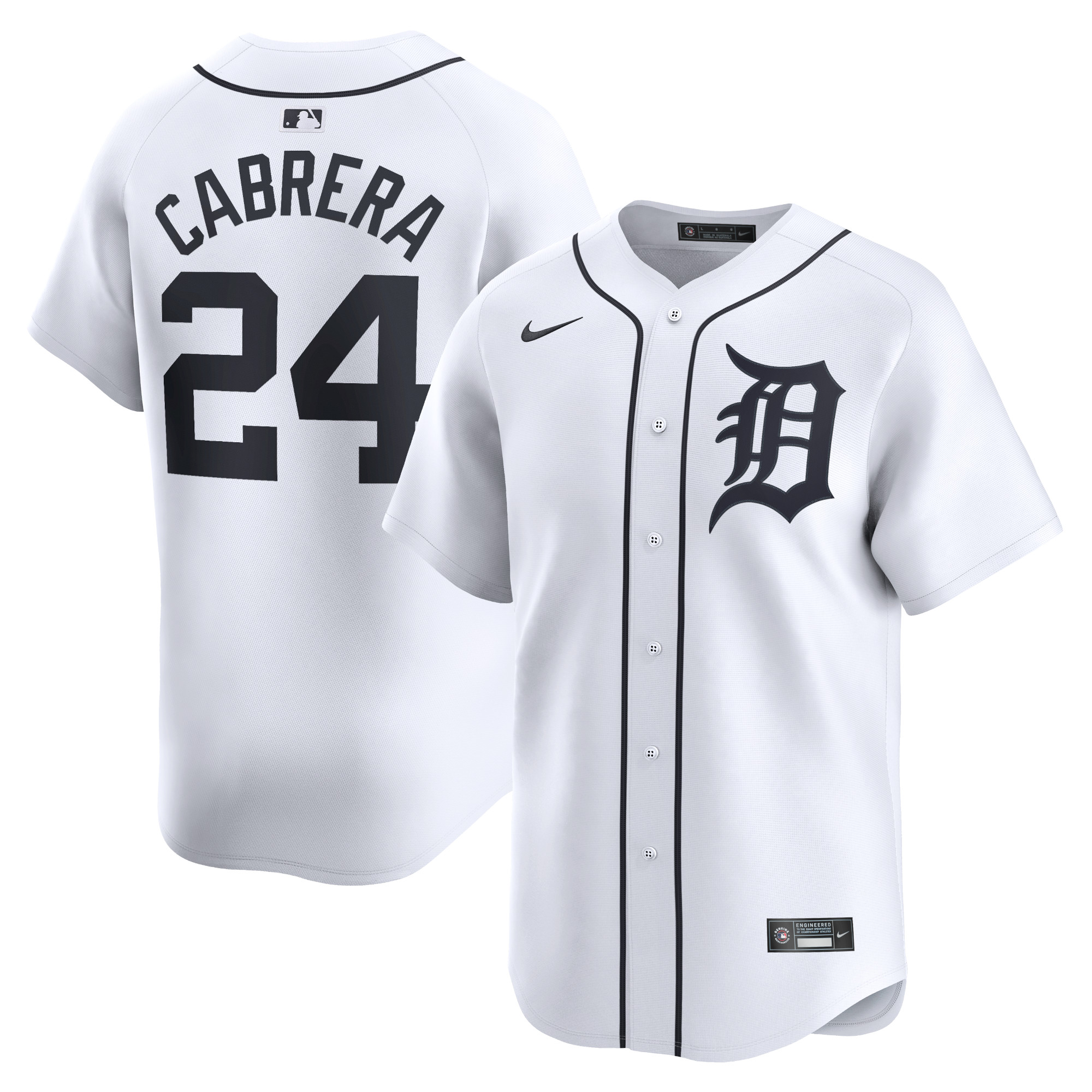 Miguel Cabrera Detroit Tigers Home Limited Player Jersey – White