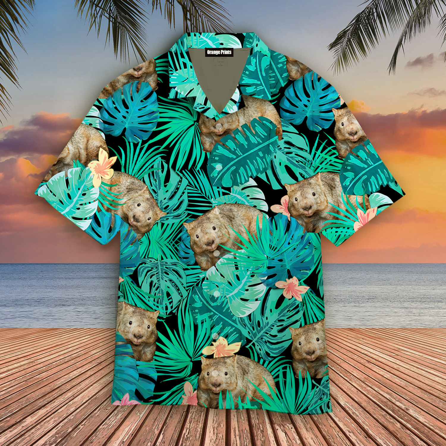 Wombat Tropical Hawaii Shirt For Men Women Adult Ha43124