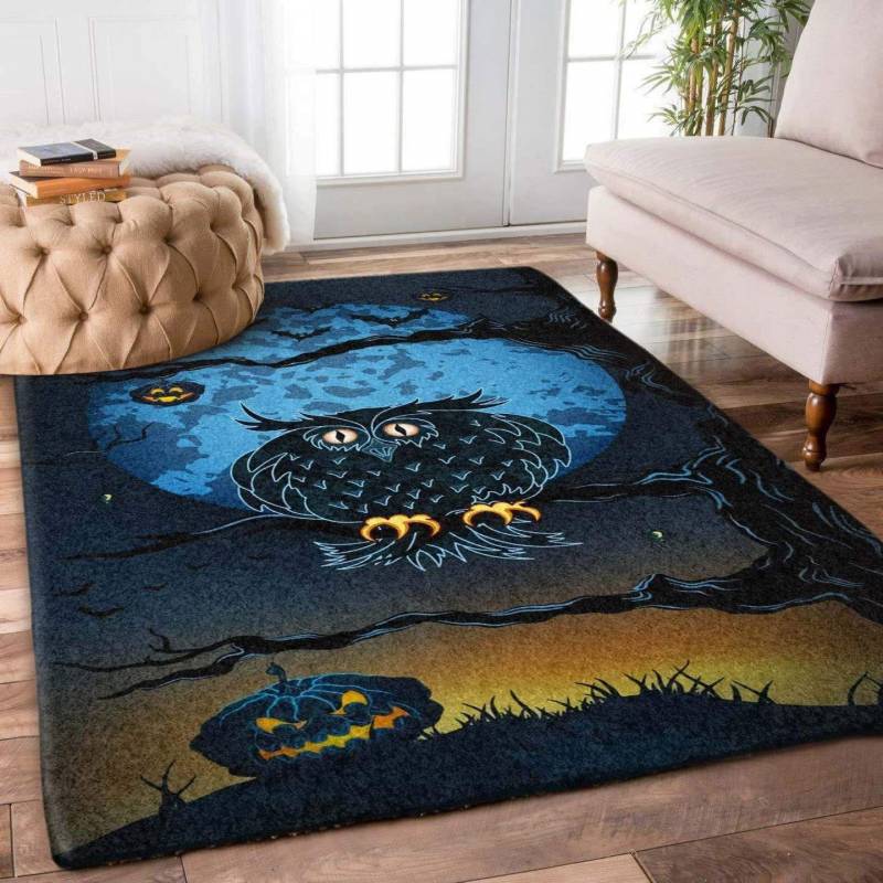 Owl Halloween Rug RCDD81F27307