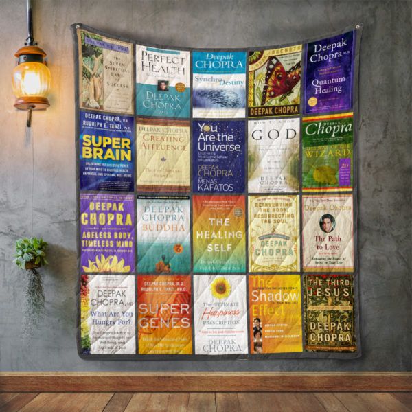 Deepak Chopra Books 3D Quilt Blanket HGM5