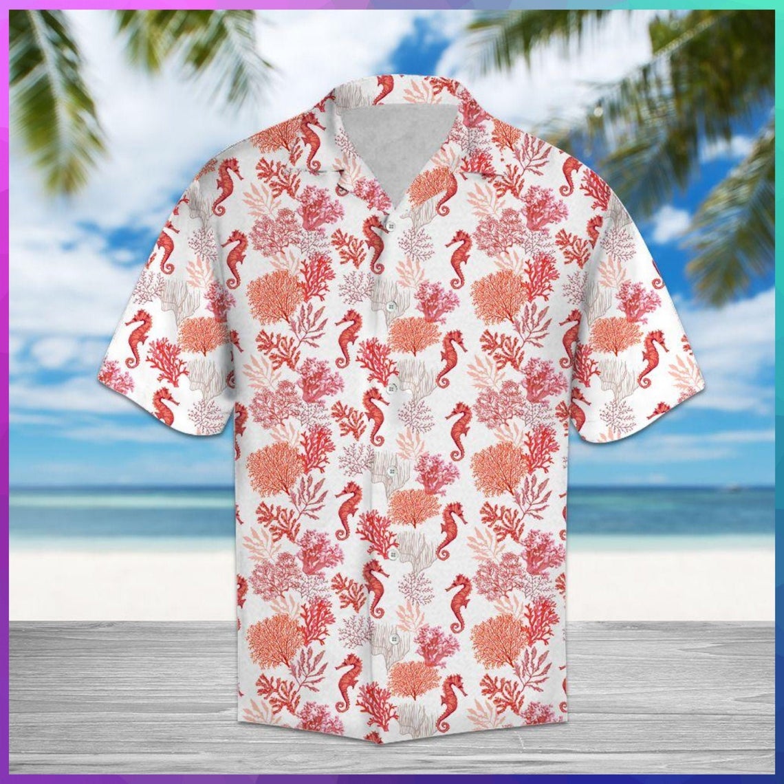 Amazing Seahorse Hawaii Shirt Made In Summer Beach Shirts Ha59033