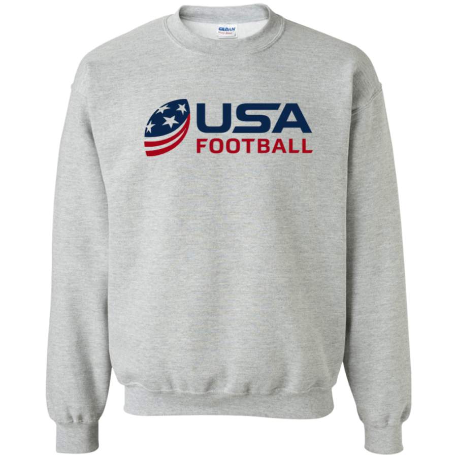 AGR USA Football Crewneck Pullover Sweatshirt