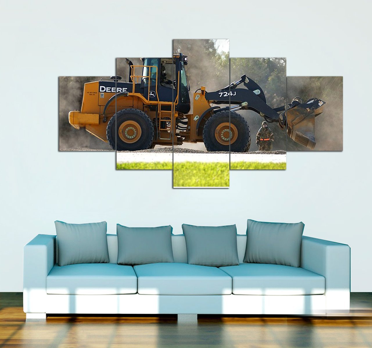 5-Piece Jd Loader Printed Canvas Wall Art