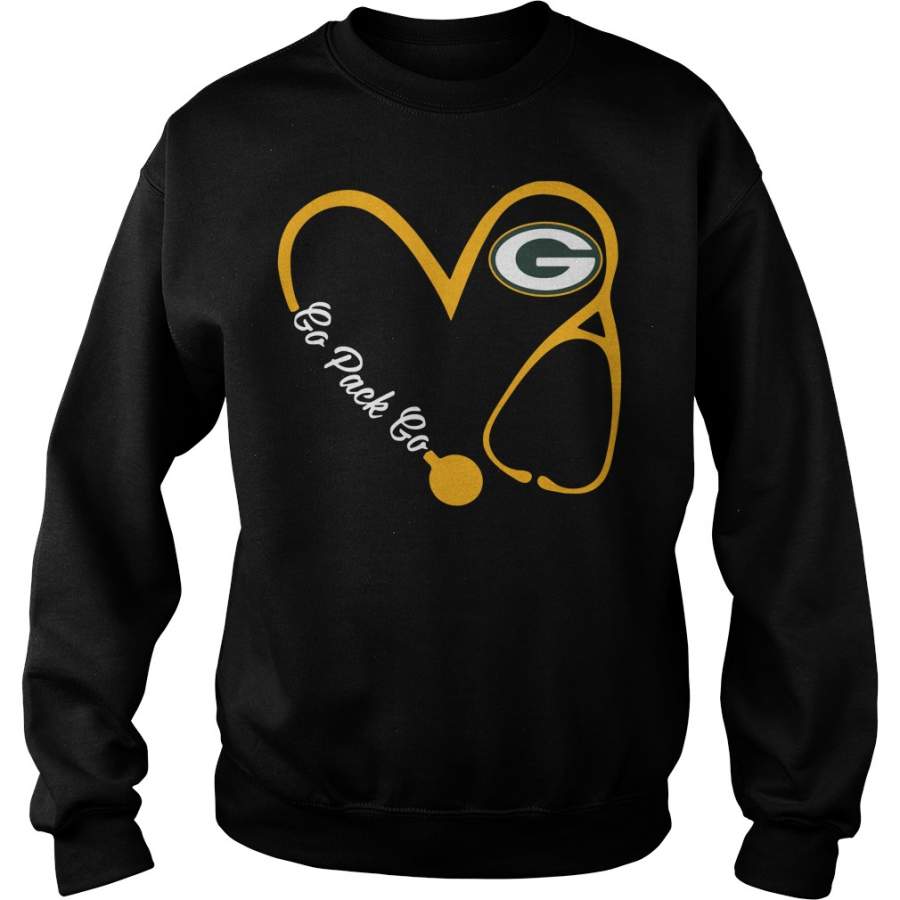 Green Bay Packers Love Nurse Go Pack Go – Sweatshirt