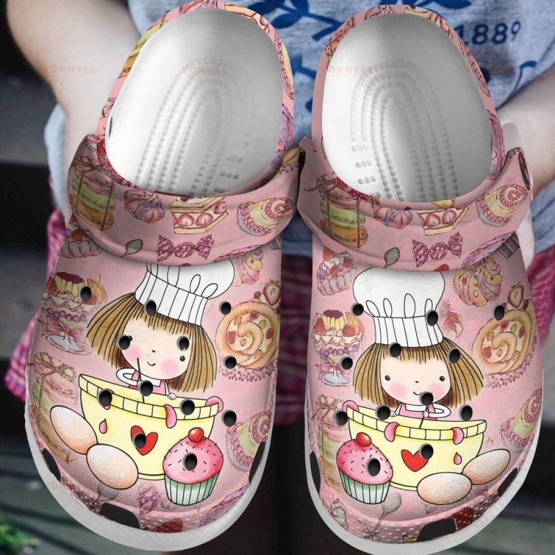 Baking Girl Gift For Lover Rubber clog Shoes Comfy Footwear