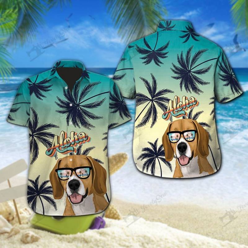 Beagle Aloha Hawaii Shirt Ha71771