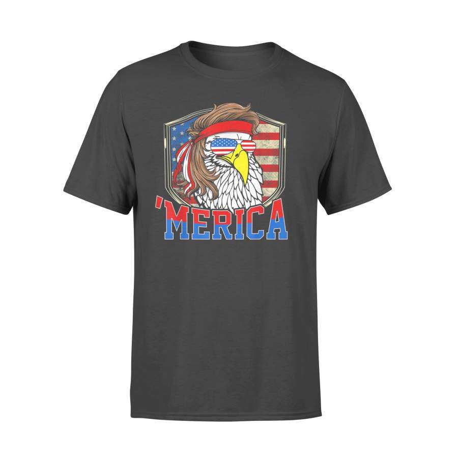 Merica Eagle Mullet T-Shirt