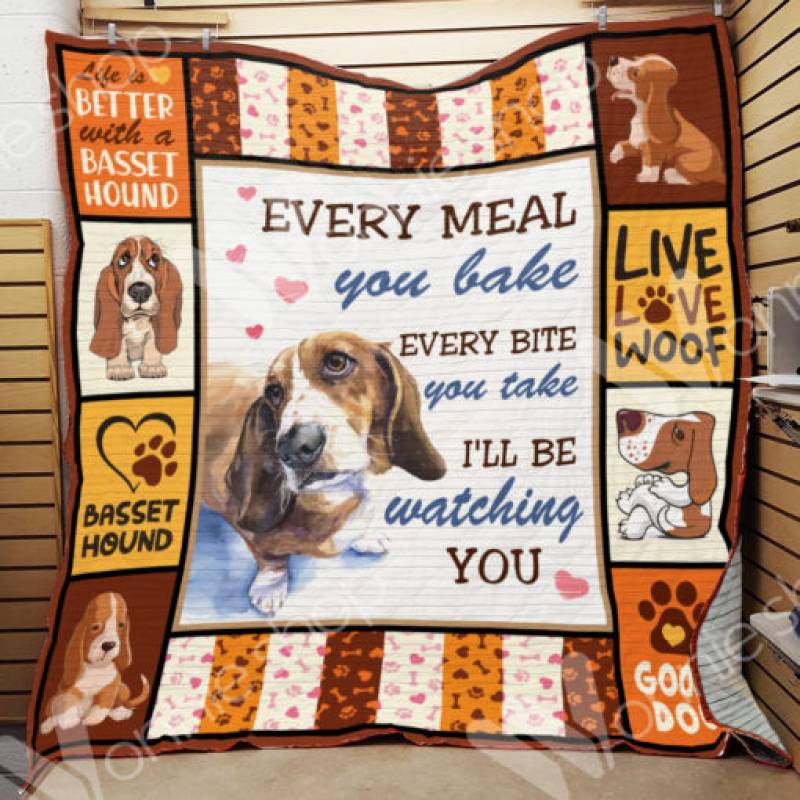 Basset Hound Dog Blanket DCB0201 77O53