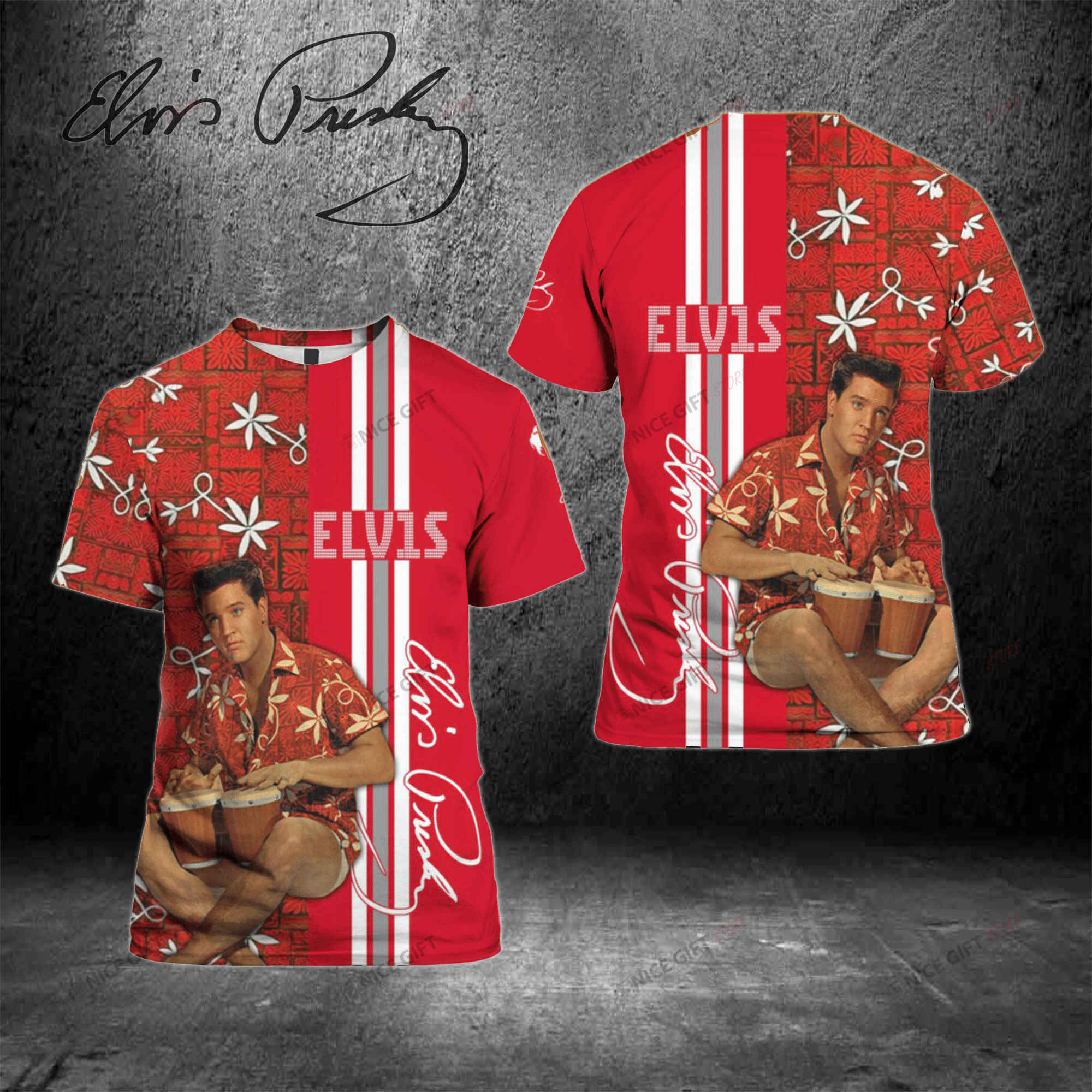 Elvis Presley 3D T-Shirt 3Ts-L9K0