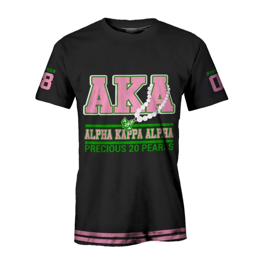 Greek Life T-Shirt – Alpha Kappa Alpha Precious Pearls Pareeshy T-Shirt