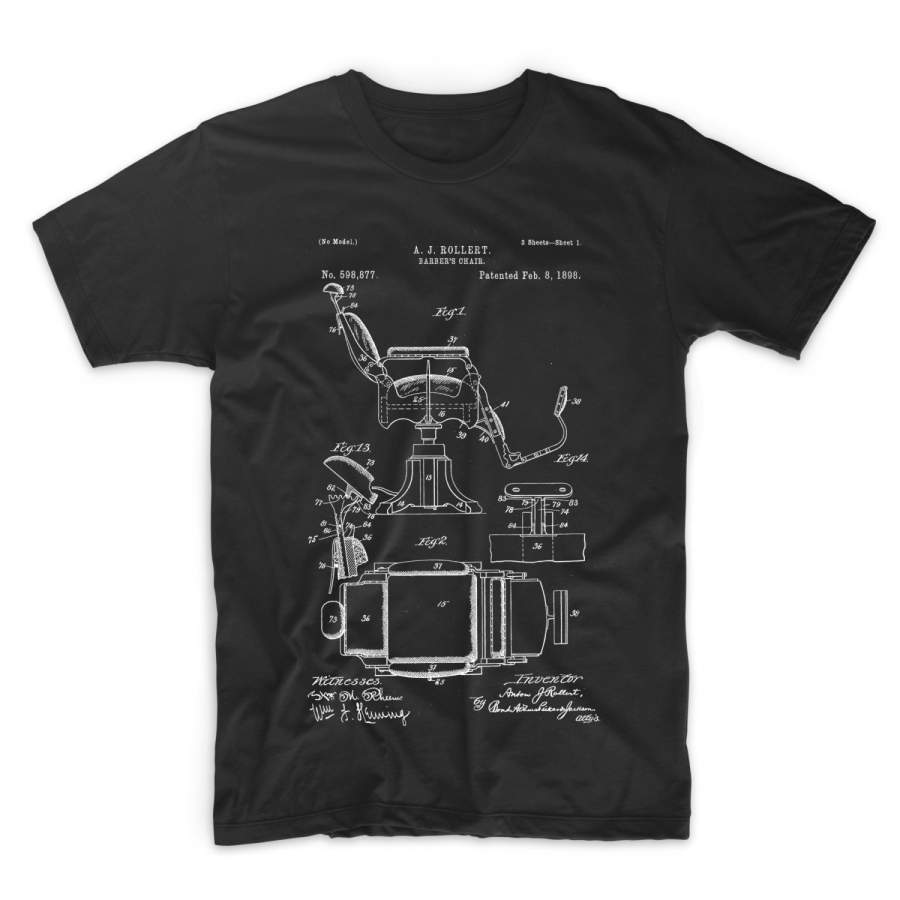 Barbers Chair T Shirt Vintage Barber Barber Gift Hair Stylist Gift Barber Shirt Hair Stylist Shirt