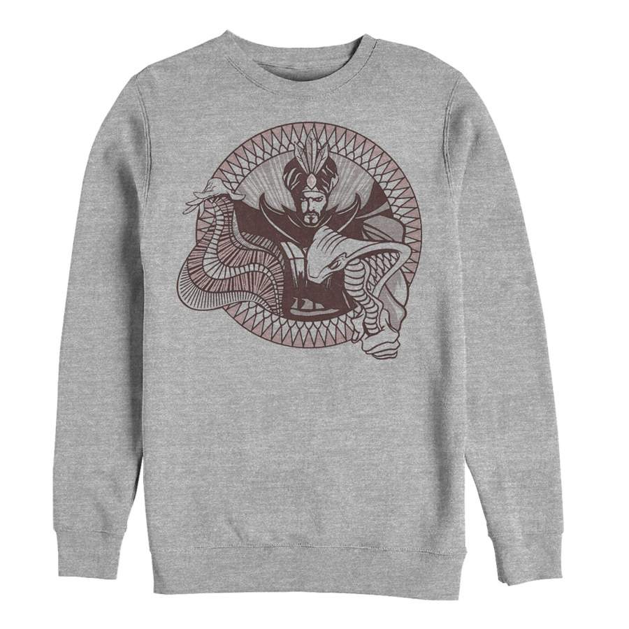 Aladdin Men’s Jafar Cobra Circle  Sweatshirt