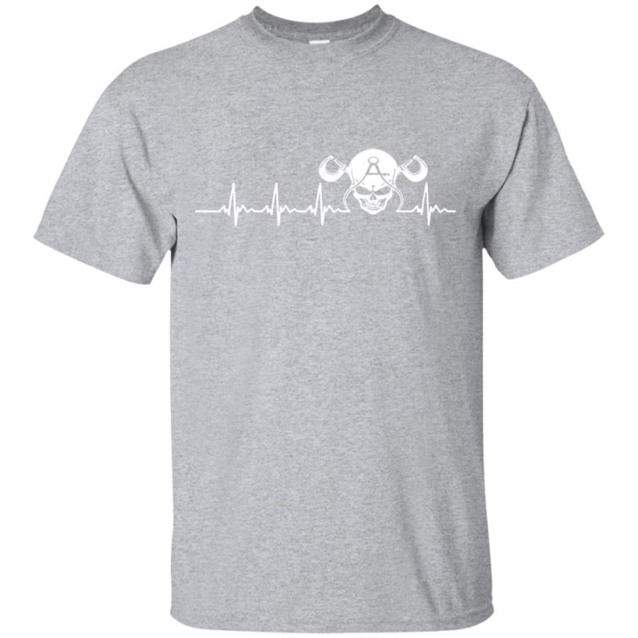 AGR millwright shirts- My heart beat is millwright tshirt